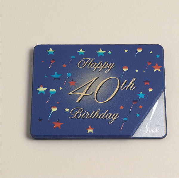 Autograph Book - 40th Birthday
