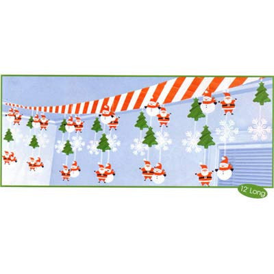 Unique - Ceiling Decoration - Snowmen & Santa