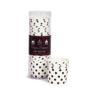 Paper Eskimo - Baking Cups - Black Spots - Pkt 25