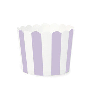 Paper Eskimo - Baking Cups - Lilacberry Stripes - Pkt 25