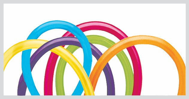 Qualatex - 260Q Latex Balloons - Carnival Assortment - Pkt 100