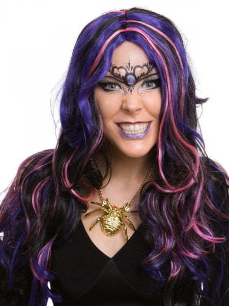 Dr Toms - Express Wig - Black/Pink/Purple